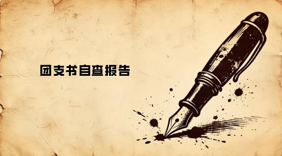 团支书自查报告
