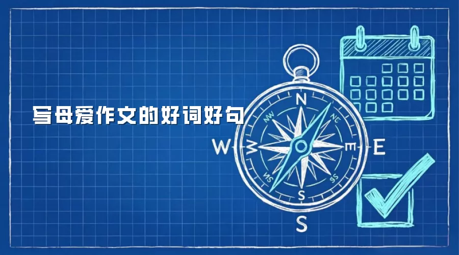 写母爱作文的好词好句