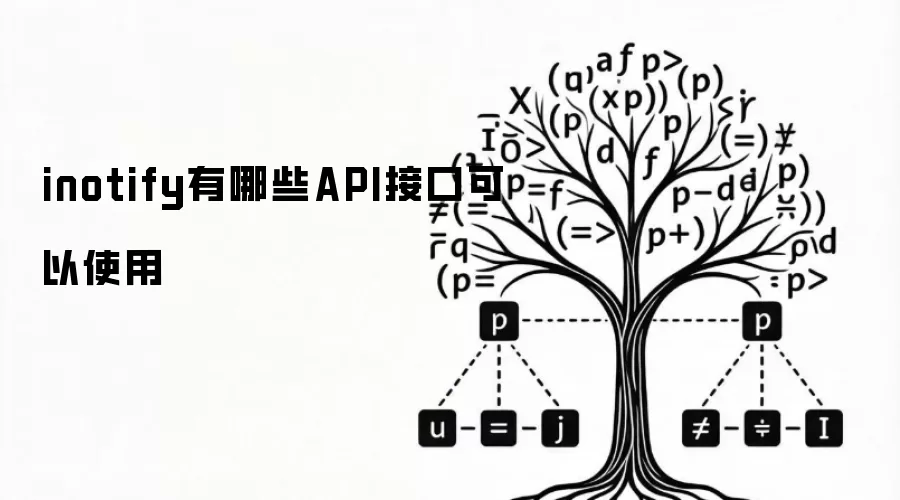 inotify有哪些API接口可以使用