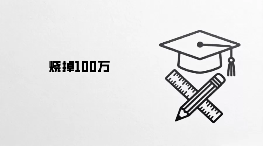 烧掉100万