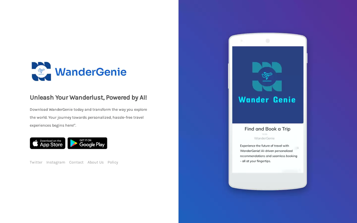 WanderGenie : 发现旅行的新方式，AI助力！