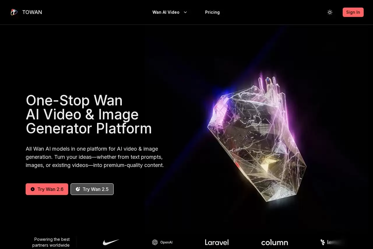 Wan AI-免费试用、收费介绍、效果评测、官网入口及在线体验、APP下载和教程