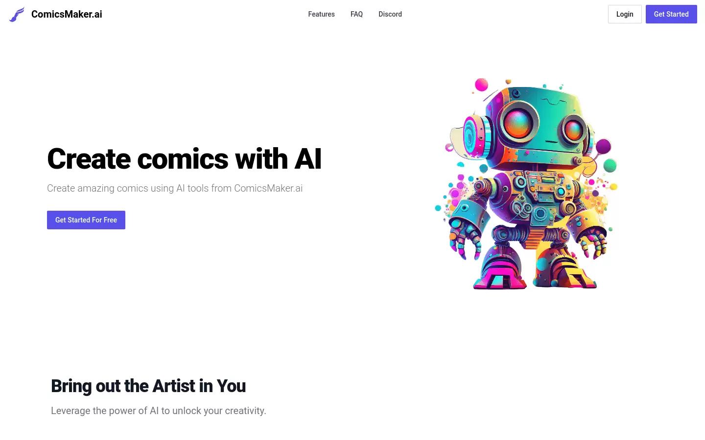 ComicsMaker.ai : AI 漫画创作工具