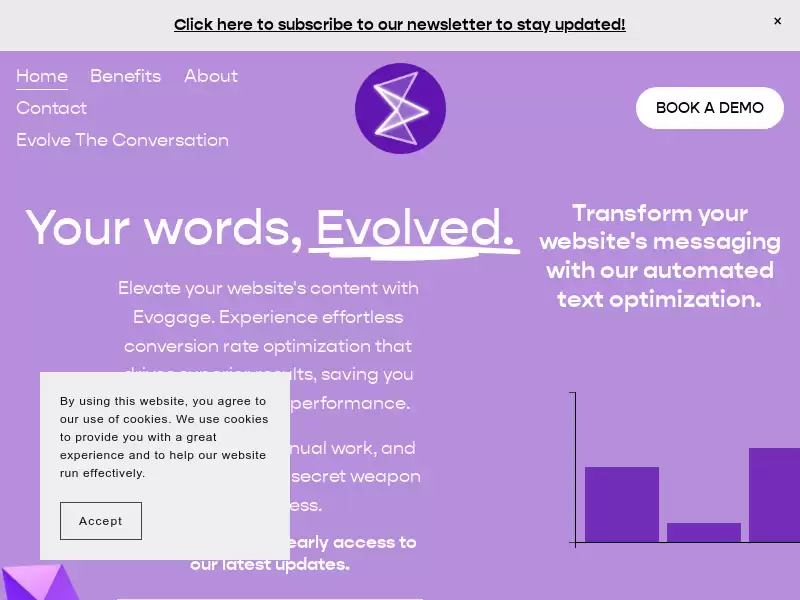 Evogage : 解锁您网站的潜力