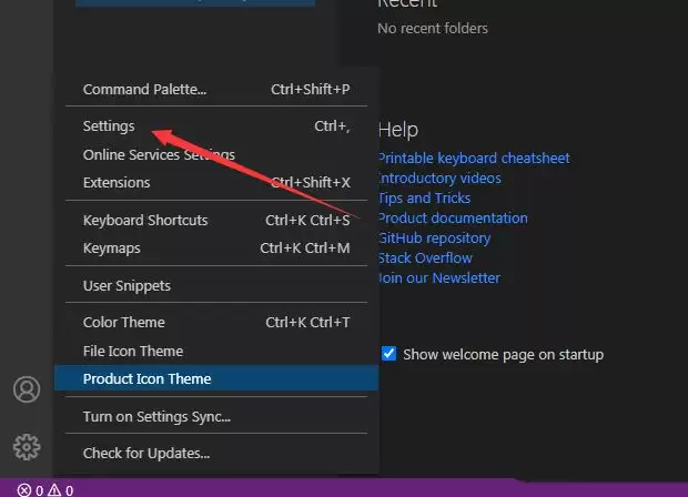 VSCode颜色函数中的lint参数同意在哪里设置