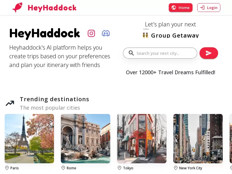 HeyHaddock : 让你的旅行更有趣