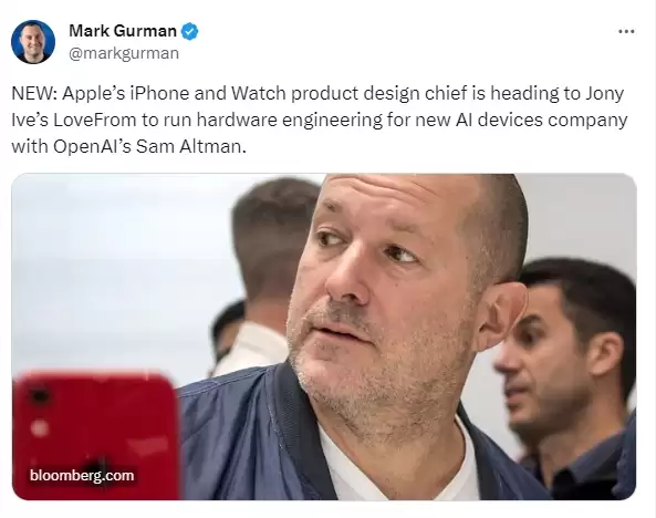 奥特曼挖走iPhone设计师 联手打造AI移动设备