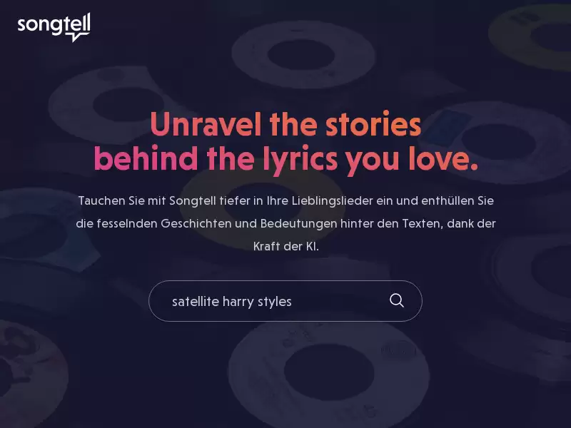 Songtell : AI解读歌词