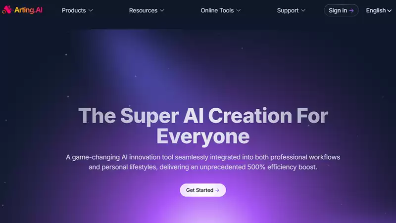Arting.AI-AI图像、视频与语音创作平台 