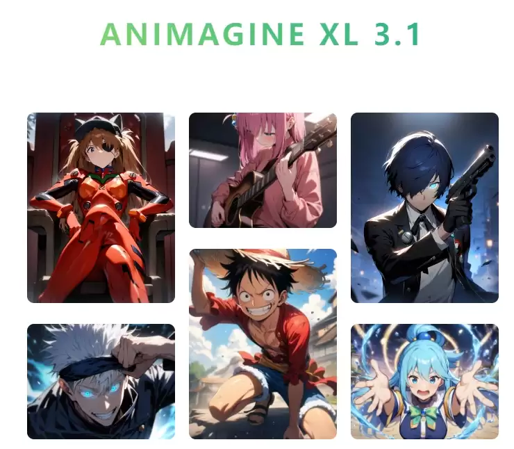 Animagine XL 3.1发布：一个开源的SDXL动漫模型