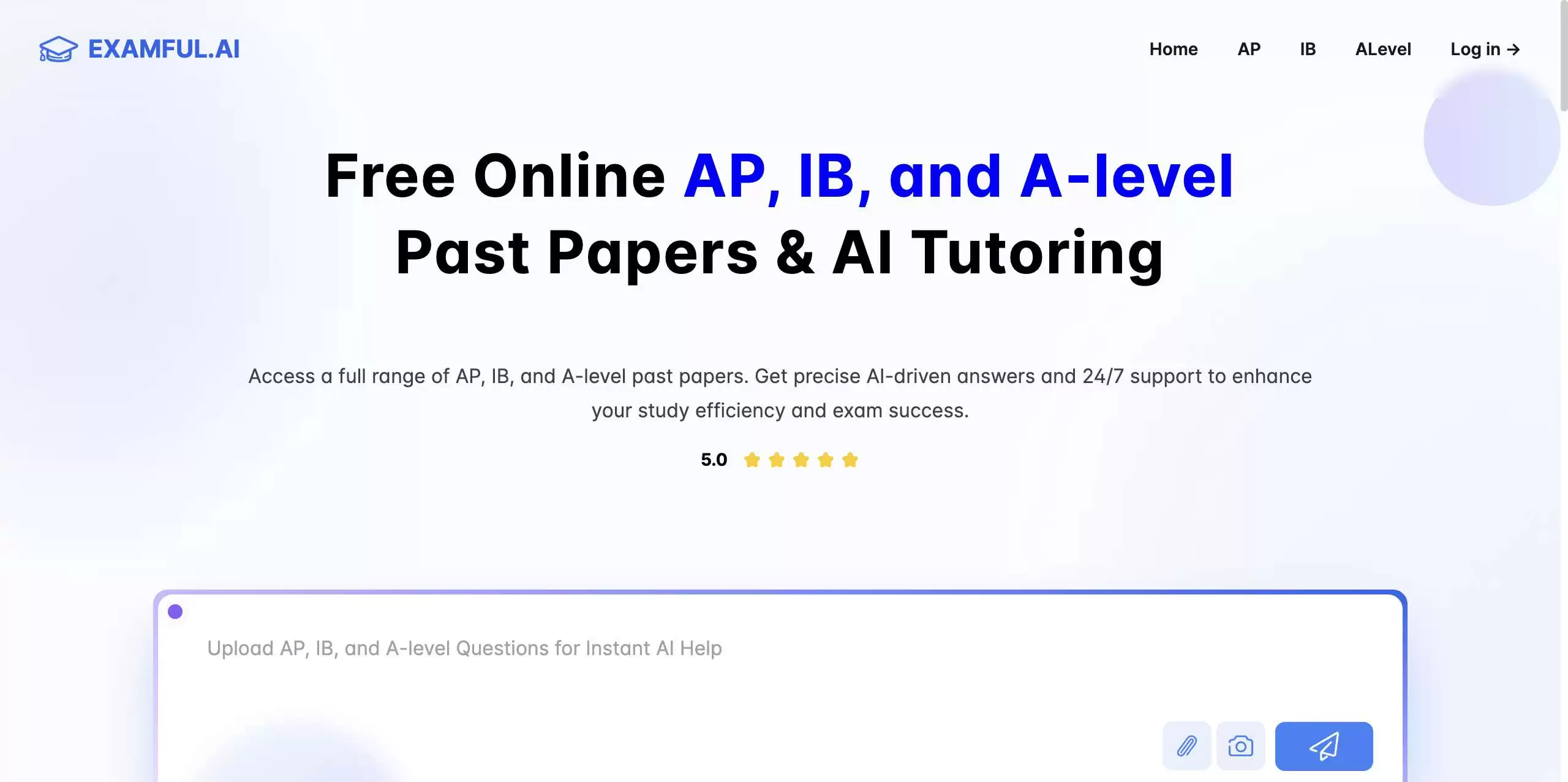 Examful.ai-智能助力，畅学AP、IB与A-level