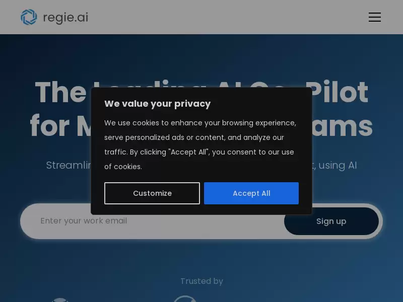 Regie : 帮助销售团队更快地使用生成式AI编写个性化的邮件和引人入胜的内容
