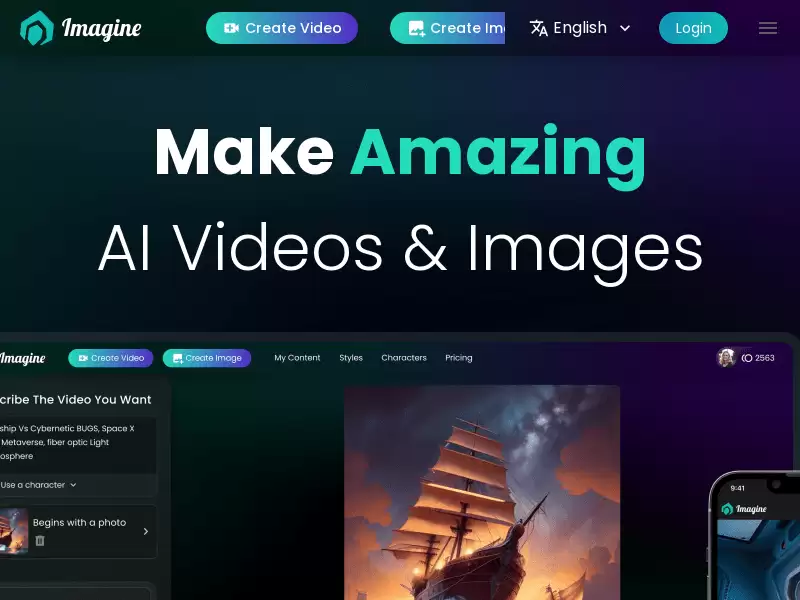 Imagineapp : 梦想创造AI内容，分享给你的社区