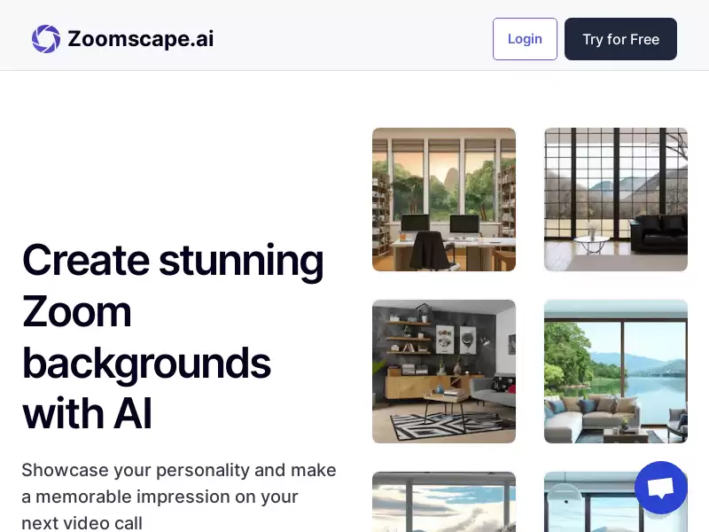 Zoomscape AI : 用AI创建令人惊艳的Zoom背景