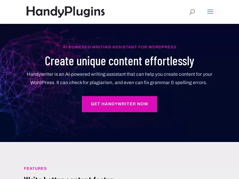 HandyPlugins : AI助手，助你轻松创作内容
