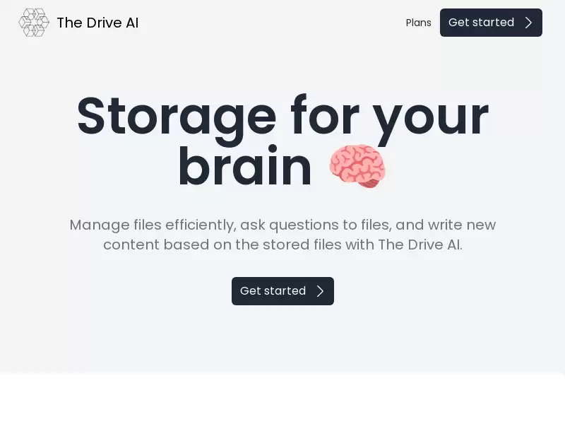 The Drive AI : 智能文件管理与知识库