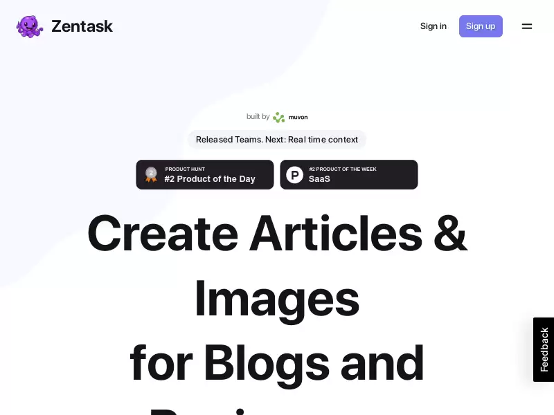 Zentask.ai : AI助手提高工作效率