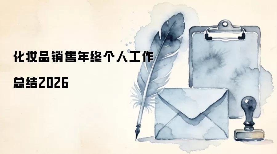 化妆品销售年终个人工作总结2026