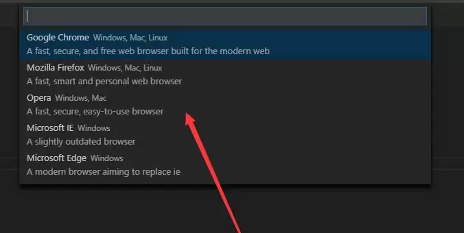 vscode右键选择浏览器运行html文件怎么实现