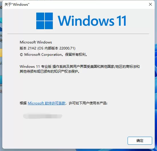 新安装的系统win11版本号怎么看