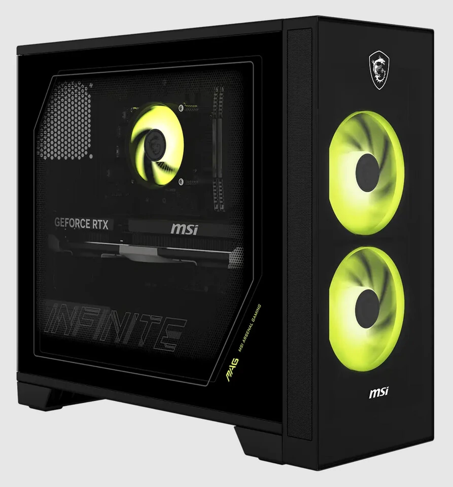 微星推出第二代 MAG Infinite S AI 游戏 PC 整机：至高酷睿 Ultra 7 265 处理器、RTX 5070 Ti 显卡