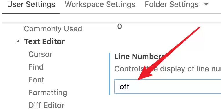 vscode英文版怎么显示隐藏行号