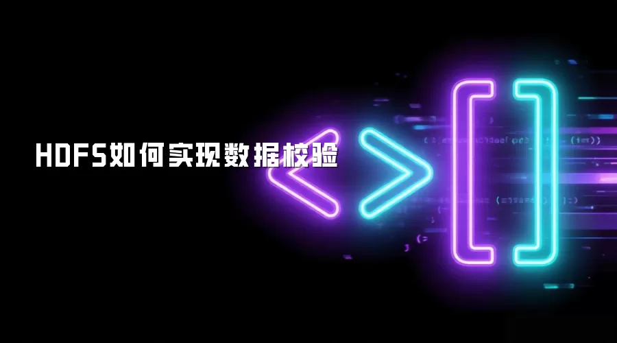 HDFS如何实现数据校验