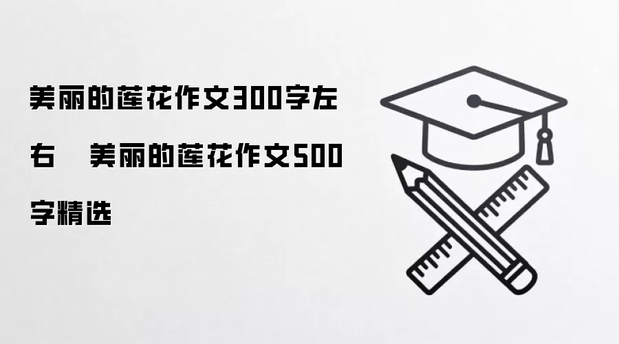 美丽的莲花作文300字左右   美丽的莲花作文500字精选