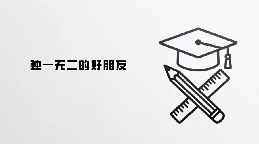 独一无二的好朋友