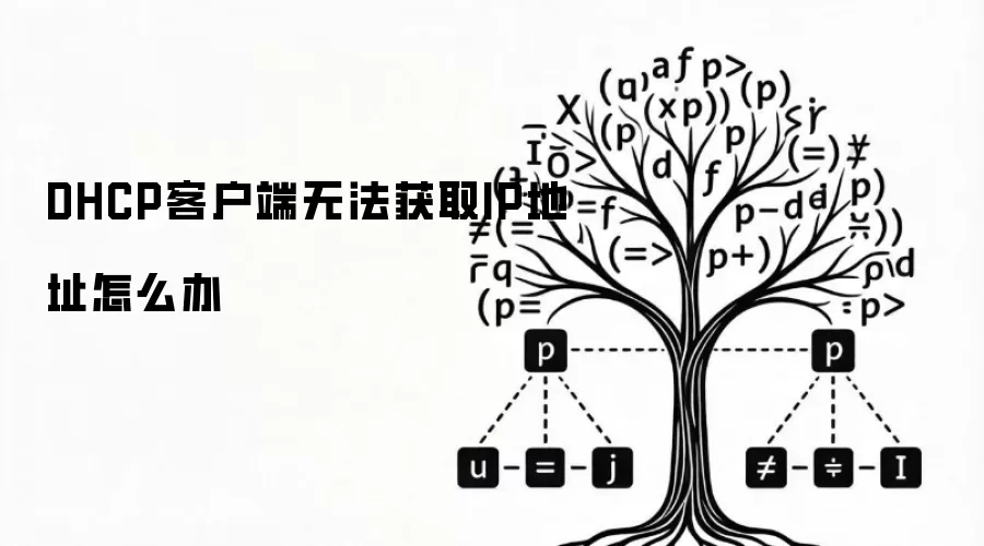 DHCP客户端无法获取IP地址怎么办