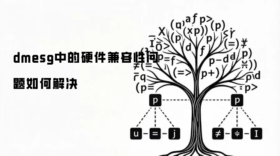 dmesg中的硬件兼容性问题如何解决