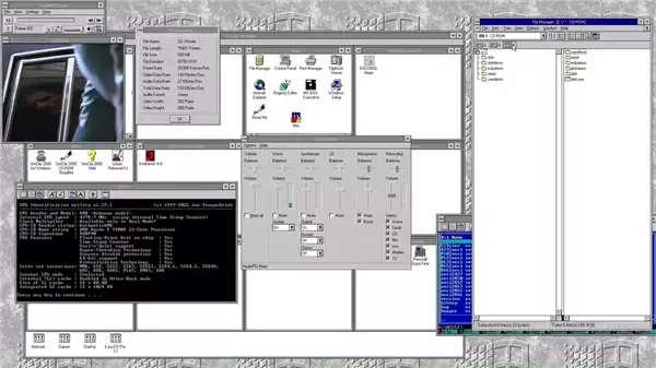 9900X+5060 Ti成功裸机运行Win3.1！软驱安装、1080p运行