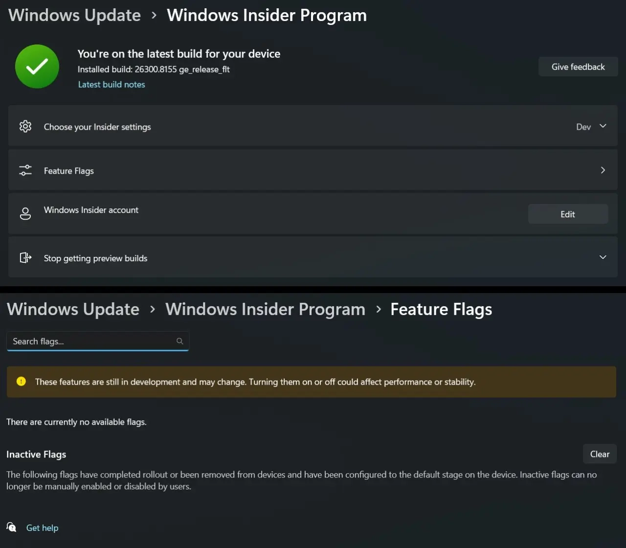 微软 Win11 预览版“功能标记”曝光，可原生解锁系统隐藏功能