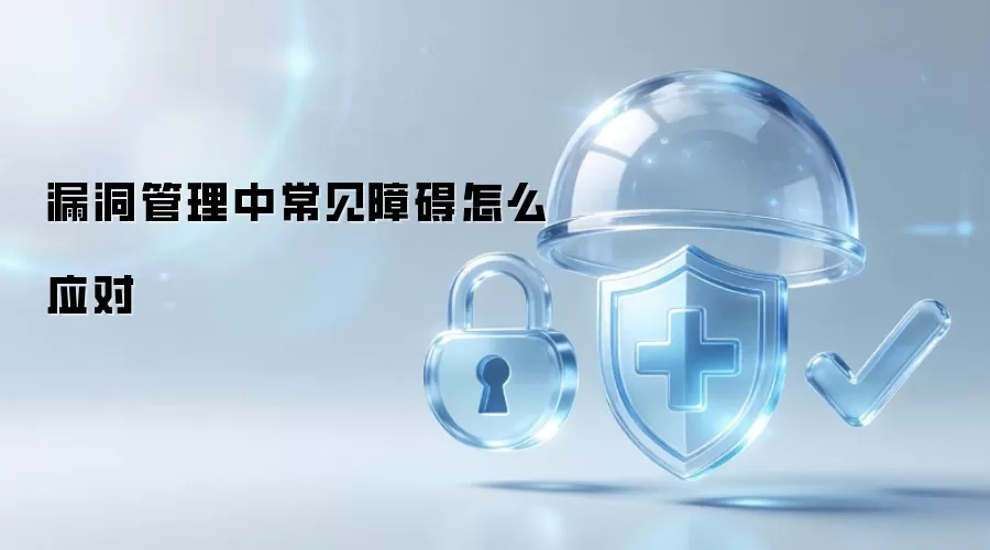 漏洞管理中常见障碍怎么应对