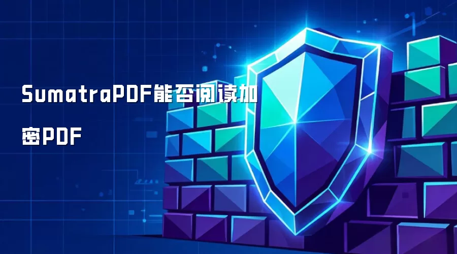 SumatraPDF能否阅读加密PDF