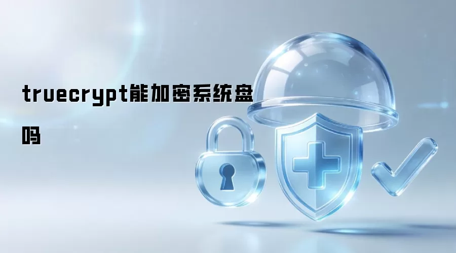 truecrypt能加密系统盘吗