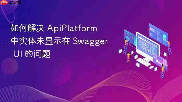 如何解决 ApiPlatform 中实体未显示在 Swagger UI 的问题