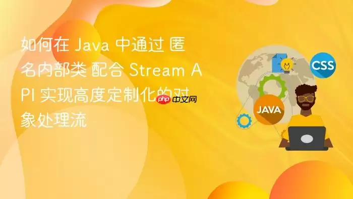 如何在 Ja va 中通过 匿名内部类 配合 Stream API 实现高度定制化的对象处理流
