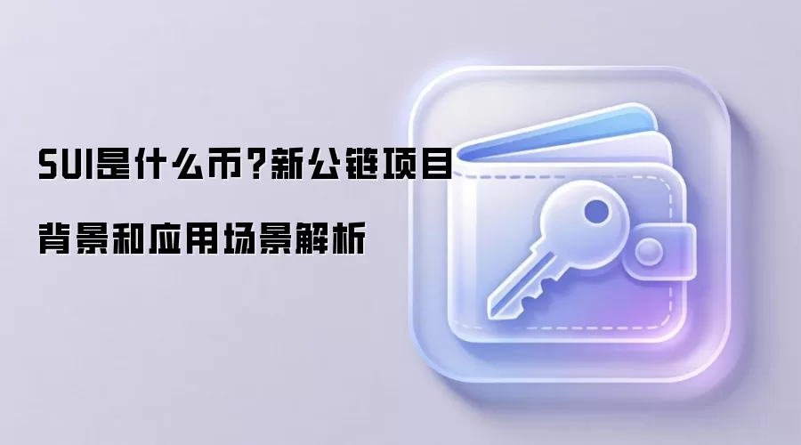 SUI是什么币？新公链项目背景和应用场景解析