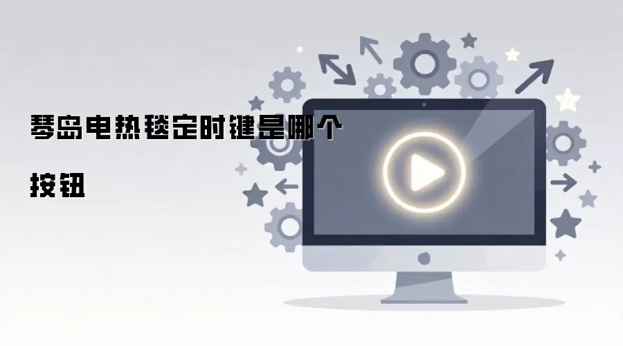 琴岛电热毯定时键是哪个按钮