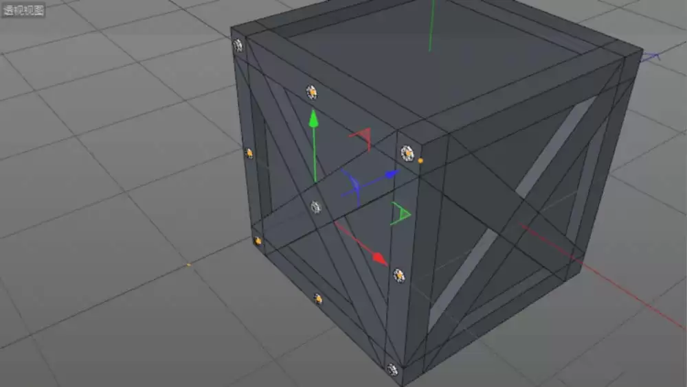 C4D怎么建模箱子
