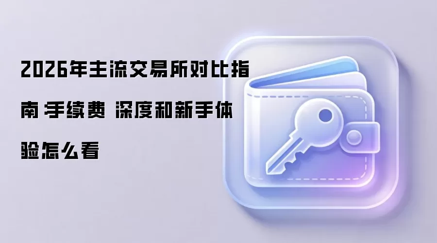 2026年主流交易所对比指南：手续费 深度和新手体验怎么看