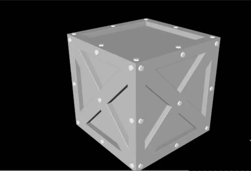 C4D怎么建模箱子