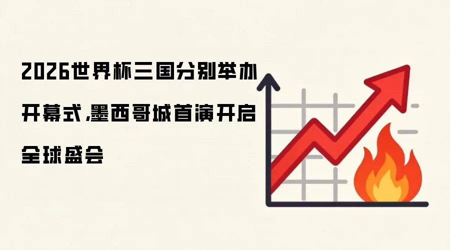 2026世界杯三国分别举办开幕式，墨西哥城首演开启全球盛会