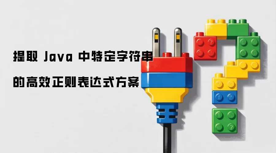 提取 Ja va 中特定字符串的高效正则表达式方案