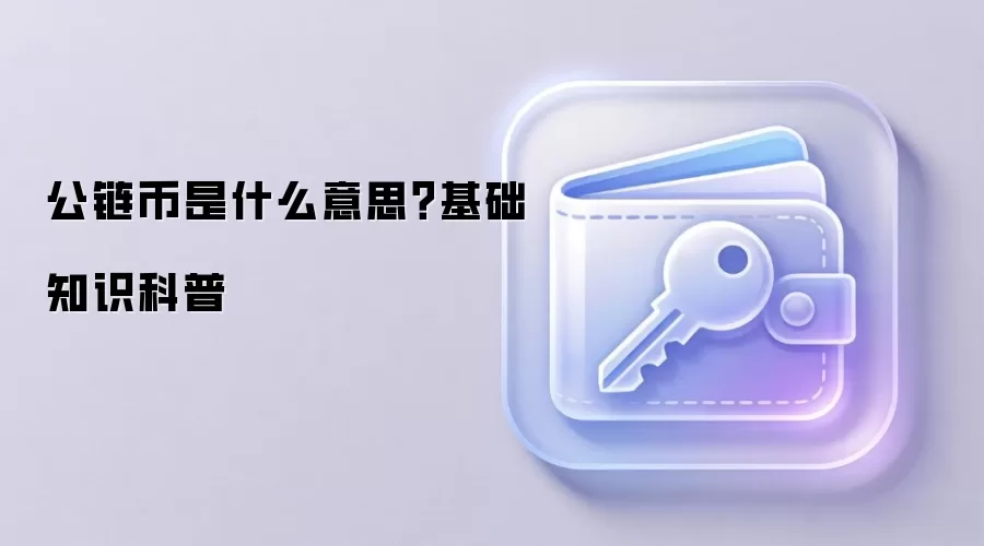 公链币是什么意思？基础知识科普