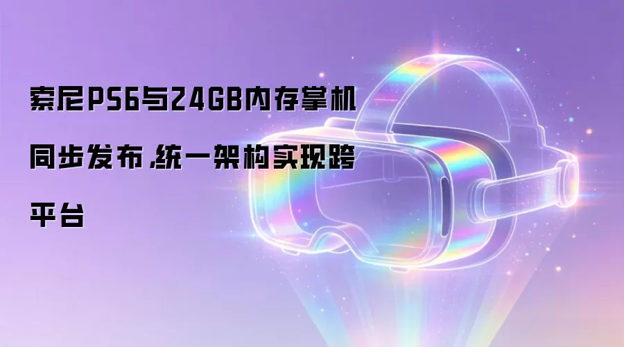 索尼PS6与24GB内存掌机同步发布，统一架构实现跨平台