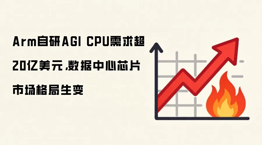 Arm自研AGI CPU需求超20亿美元，数据中心芯片市场格局生变