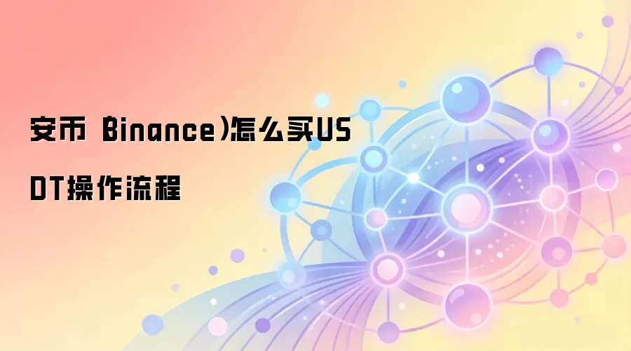 安币（Binance）怎么买钱SDT操作流程