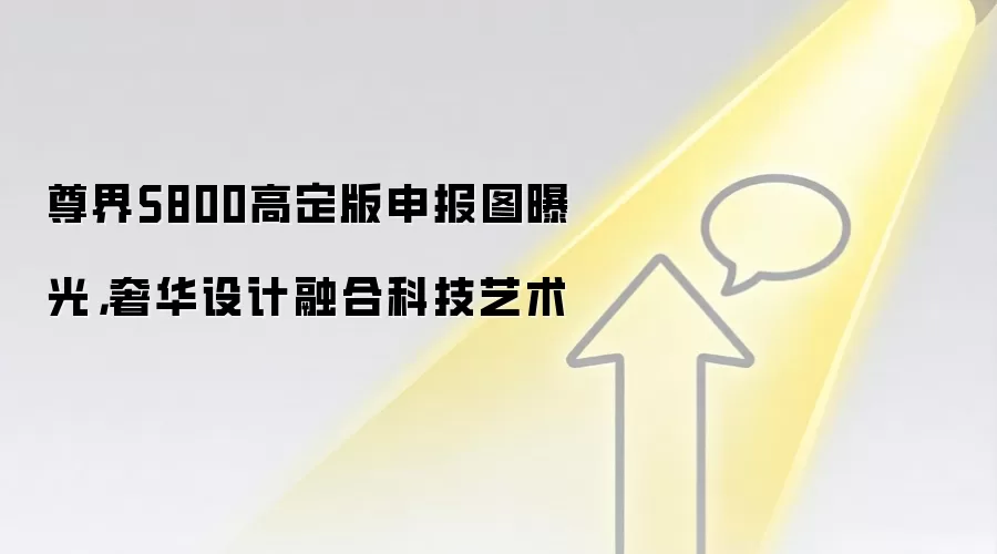 尊界S800高定版申报图曝光，奢华设计融合科技艺术